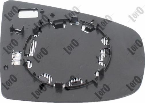 ABAKUS 0430G01 - Sticla oglinda, oglinda retrovizoare exterioara - allinparts.ro
