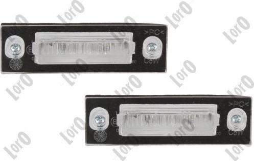 ABAKUS 016-33-900LED - Iluminare numar de circulatie allinparts.ro