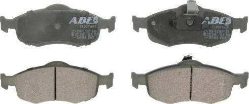 ABE C1G029ABE - Set placute frana,frana disc allinparts.ro