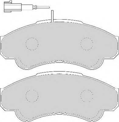 ABEX AVR109 - Set placute frana,frana disc allinparts.ro