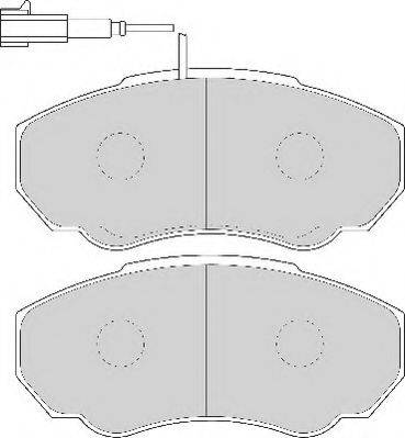 ABEX AVR108 - Set placute frana,frana disc - allinparts.ro