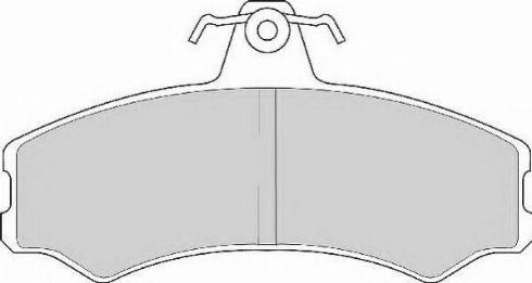 ABEX AVR107 - Set placute frana,frana disc allinparts.ro