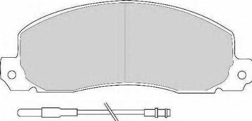 ABEX AVR110 - Set placute frana,frana disc allinparts.ro