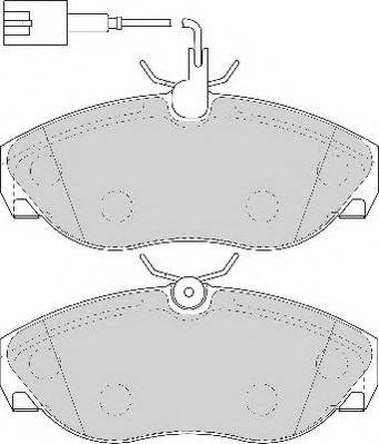 ABEX AVR118 - Set placute frana,frana disc allinparts.ro