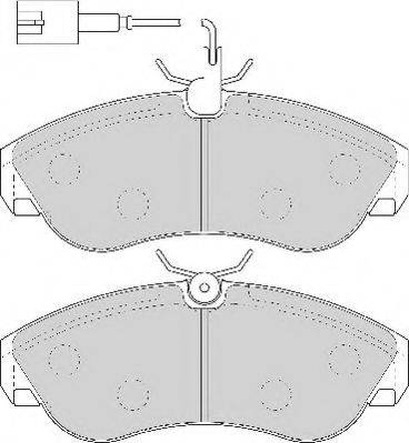 ABEX AVR129 - Set placute frana,frana disc allinparts.ro
