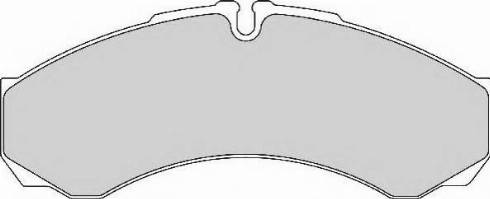 ABEX AVR122 - Set placute frana,frana disc - allinparts.ro