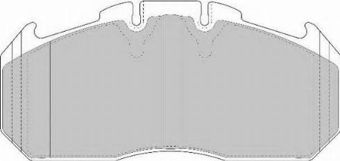 ABEX G6922FE - Set placute frana,frana disc allinparts.ro