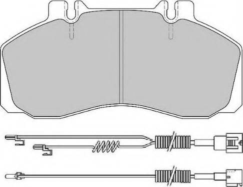 ABEX G6492 - Set placute frana,frana disc allinparts.ro