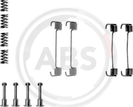A.B.S. 0620Q - Set accesorii, saboti frana parcare - allinparts.ro