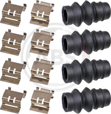 A.B.S. 0152Q - Set accesorii, placute frana - allinparts.ro