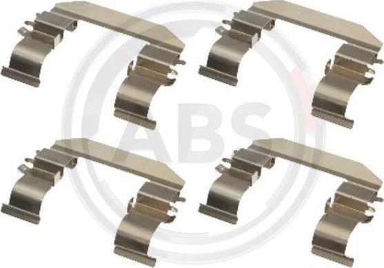 A.B.S. 1664Q - Set accesorii, placute frana allinparts.ro