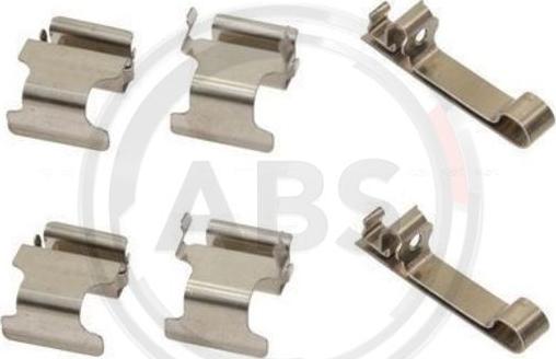 A.B.S. 1604Q - Set accesorii, placute frana allinparts.ro