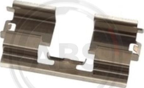 A.B.S. 1818Q - Set accesorii, placute frana allinparts.ro
