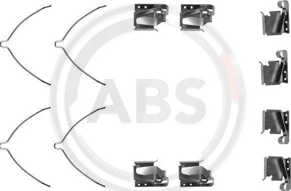A.B.S. 1269Q - Set accesorii, placute frana allinparts.ro