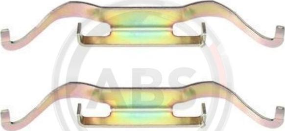 A.B.S. 1288Q - Set accesorii, placute frana allinparts.ro