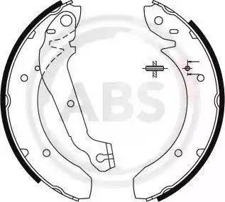 A.B.S. 8796 - Set saboti frana allinparts.ro