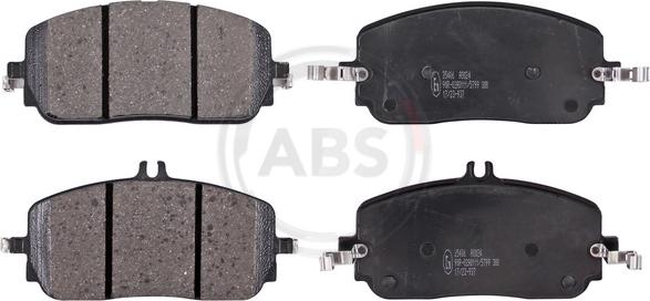 A.B.S. 35406 - Set placute frana,frana disc - allinparts.ro