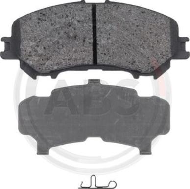 A.B.S. 35045 - Set placute frana,frana disc - allinparts.ro