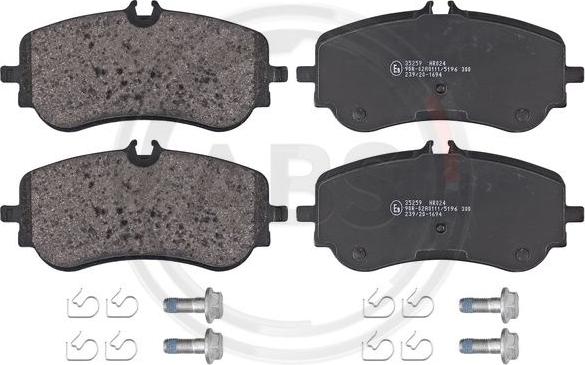 A.B.S. 35259 - Set placute frana,frana disc allinparts.ro