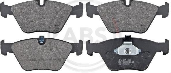 A.B.S. 36998 - Set placute frana,frana disc - allinparts.ro