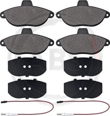 A.B.S. 36911 - Set placute frana,frana disc allinparts.ro