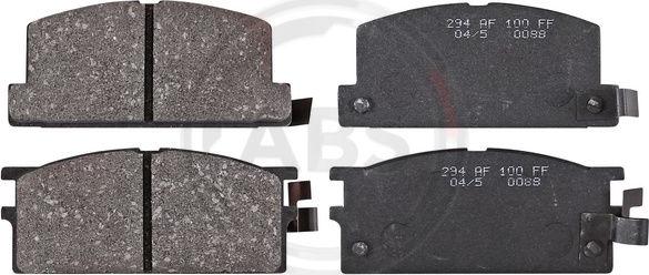A.B.S. 36499 - Set placute frana,frana disc - allinparts.ro