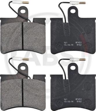 A.B.S. 36464 - Set placute frana,frana disc - allinparts.ro