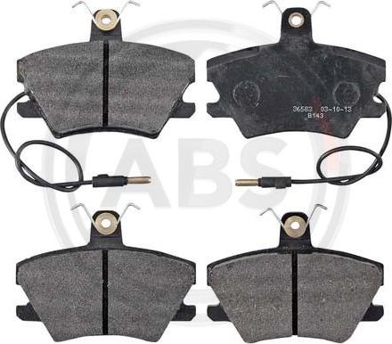 A.B.S. 36583 - Set placute frana,frana disc - allinparts.ro