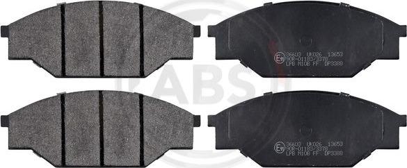 A.B.S. 36603 - Set placute frana,frana disc allinparts.ro