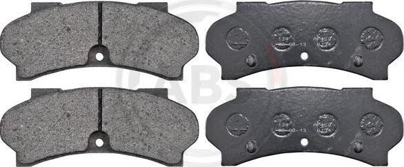 A.B.S. 36092 - Set placute frana,frana disc - allinparts.ro