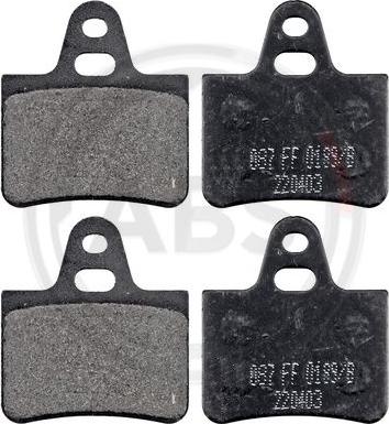 A.B.S. 36070 - Set placute frana,frana disc allinparts.ro