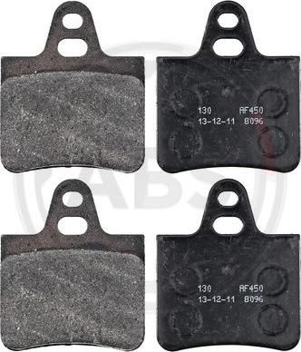 A.B.S. 36129 - Set placute frana,frana disc allinparts.ro