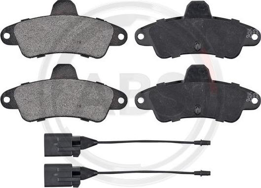 A.B.S. 36845 - Set placute frana,frana disc allinparts.ro