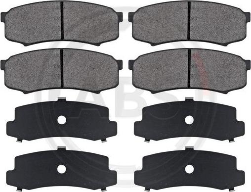 A.B.S. 36875 - Set placute frana,frana disc allinparts.ro