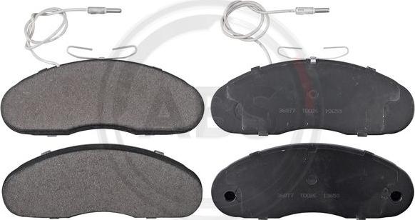 A.B.S. 36877 - Set placute frana,frana disc allinparts.ro