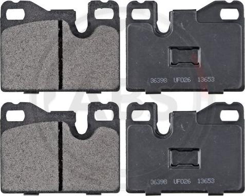 A.B.S. 36398 - Set placute frana,frana disc - allinparts.ro