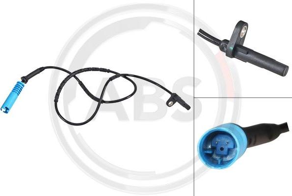 A.B.S. 31594 - Senzor,turatie roata - allinparts.ro