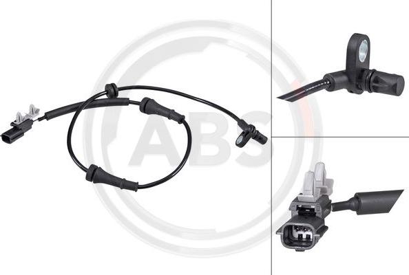 A.B.S. 31695 - Senzor,turatie roata - allinparts.ro