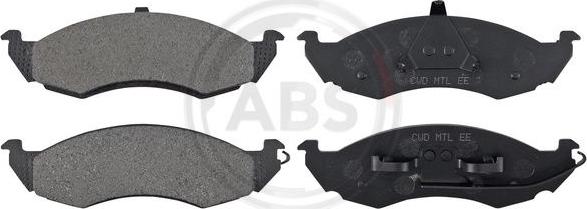A.B.S. 38417 - Set placute frana,frana disc allinparts.ro