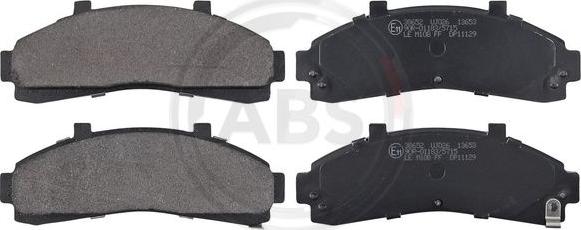 A.B.S. 38652 - Set placute frana,frana disc - allinparts.ro