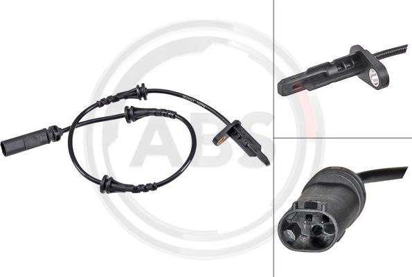 A.B.S. 32145 - Senzor,turatie roata - allinparts.ro