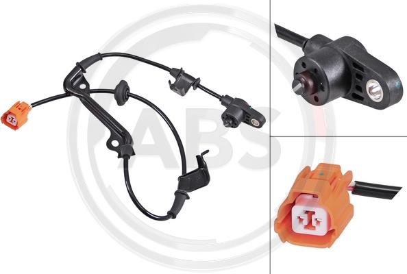 A.B.S. 32178 - Senzor,turatie roata - allinparts.ro