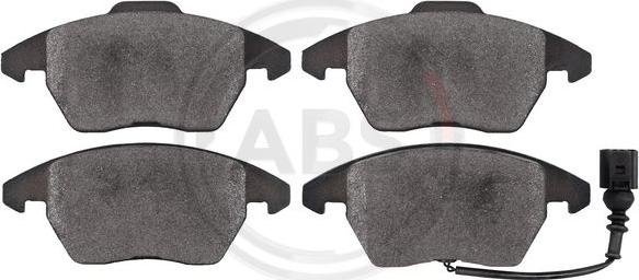 A.B.S. 37414 - Set placute frana,frana disc - allinparts.ro
