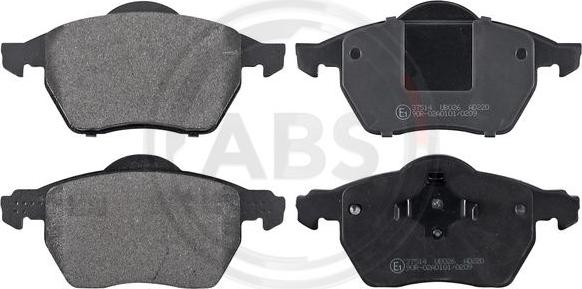 A.B.S. 37514 - Set placute frana,frana disc allinparts.ro