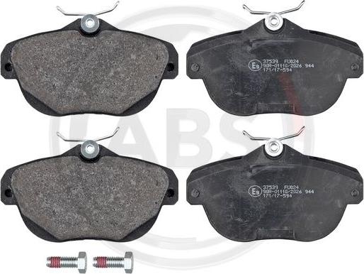 A.B.S. 37539 - Set placute frana,frana disc - allinparts.ro