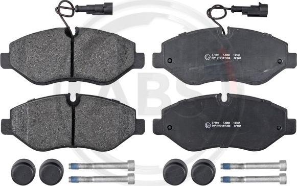A.B.S. 37659 - Set placute frana,frana disc allinparts.ro