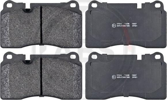 A.B.S. 37614 - Set placute frana,frana disc allinparts.ro