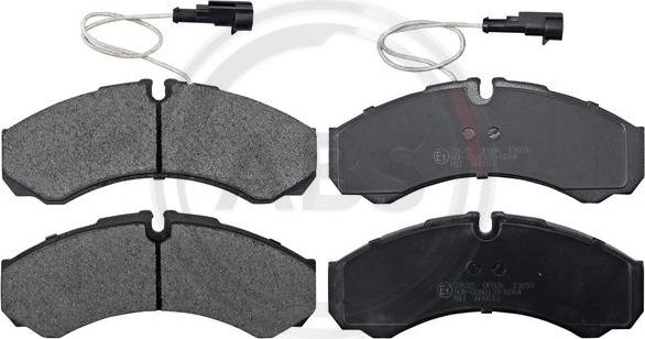 A.B.S. 37635 - Set placute frana,frana disc allinparts.ro