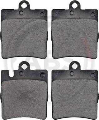 A.B.S. 37022 - Set placute frana,frana disc - allinparts.ro