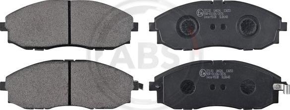 A.B.S. 37130 - Set placute frana,frana disc allinparts.ro